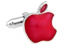 Запонки Apple красные