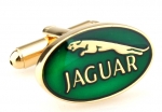 Запонки Jaguar золотые